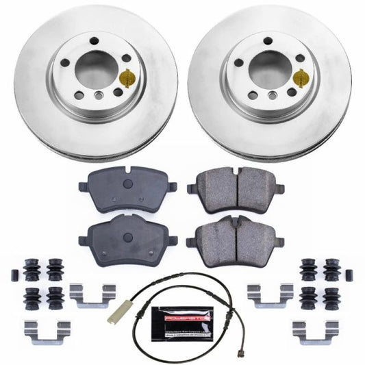 Power Stop 11-16 Mini Cooper Countryman Front Z23 Evolution Sport Coated Brake Kit