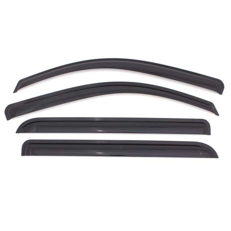 AVS 12-18 Kia RIO Hatch (Hatch Only) Ventvisor Outside Mount Window Deflectors 4pc - Smoke