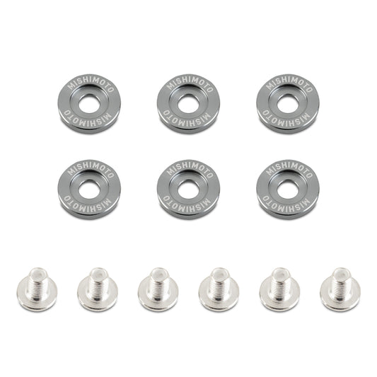 Mishimoto Small Fender Washer Kit (6pcs) - Gunmetal