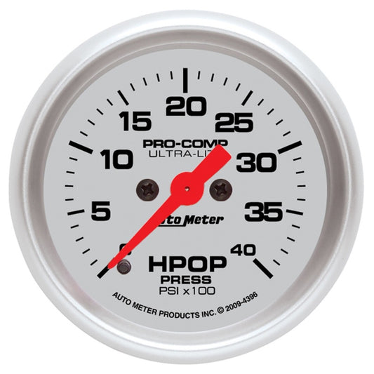 Autometer Ultra-Lite 2 1/16in Electrical 0-4000 PSI High Press Oil Pressure Gauge 94-07 Ford 7.3L