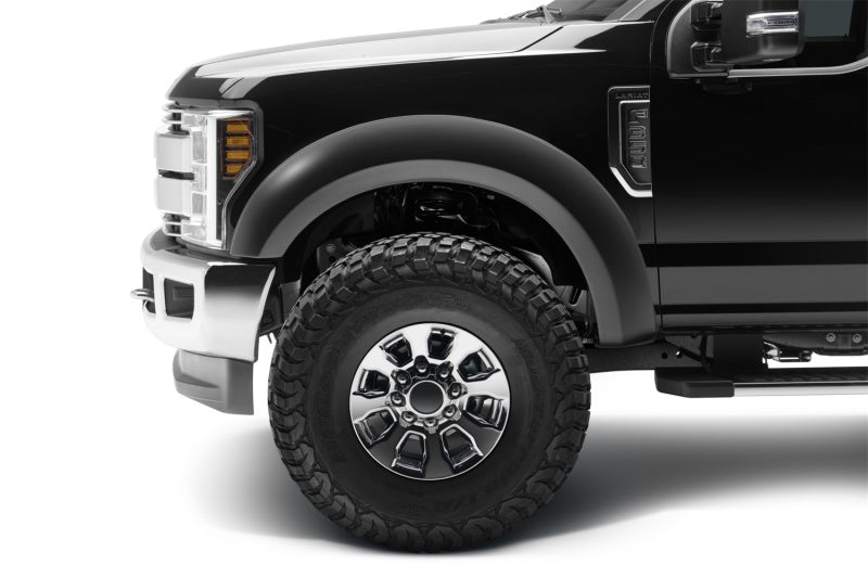 Bushwacker 17-18 Ford F-250 Super Duty Extend-A-Fender Style Flares 4pc - Black