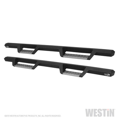 Westin 99-16 Ford F-250/350/450/550 Super Cab HDX Stainless Drop Nerf Step Bars - Tex. Blk