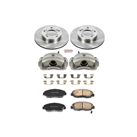 Power Stop 06-11 Honda Civic Front Autospecialty Brake Kit w/Calipers