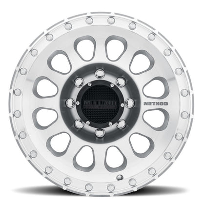 Method MR315 17x8.5 0mm Offset 8x170 130.81mm CB Machined/Clear Coat Wheel