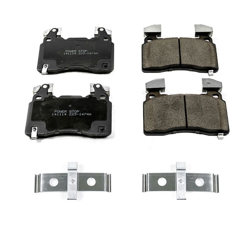 Power Stop 15-19 Cadillac CTS Front Z17 Evolution Ceramic Brake Pads w/Hardware