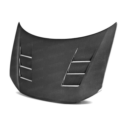 Seibon 12-13 Honda Civic 2dr TS-Style Carbon Fiber Hood