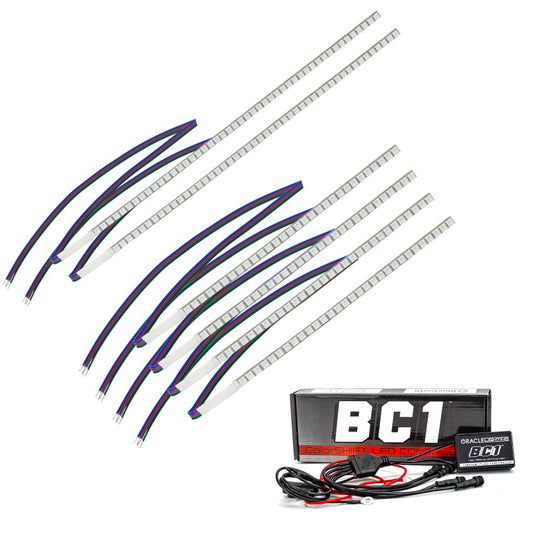 Oracle 17-19 Ford F-250/F-350 Superduty Headlight DRL Kit - ColorSHIFT w/ BC1 Controller