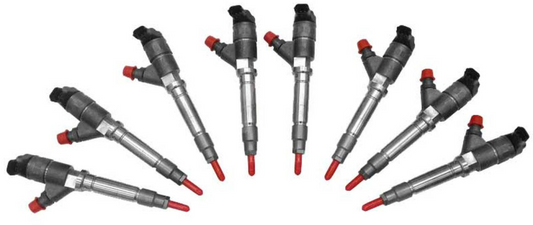 Exergy 04.5-05 Chevrolet Duramax 6.6L LLY Reman 30% Over Injector - Set of 8
