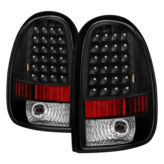 Xtune Plymouth Voyager/Grand Voyager 96-00 LED Tail Lights Black ALT-ON-DC96-LED-BK