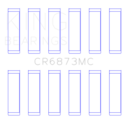 King Toyota 2Gr-FE/ 3GR-FE Polymer Coated (Size 0.05) Connecting Rod Bearing Set