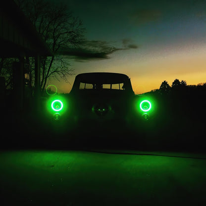 Oracle Pre-Installed Lights 7 IN. Sealed Beam - Amber Halo