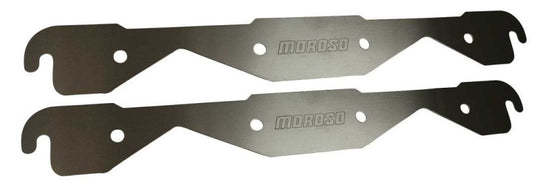 Moroso Small Block Chevy Exhaust Block Off Storage Plate - Pair