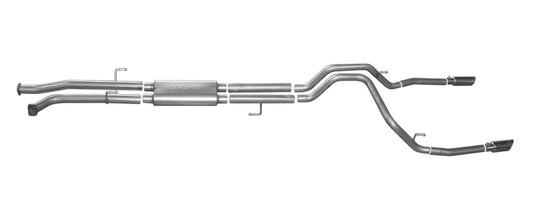 Gibson 10-19 Toyota Tundra SR5 4.6L 2.5in Cat-Back Dual Split Exhaust - Aluminized