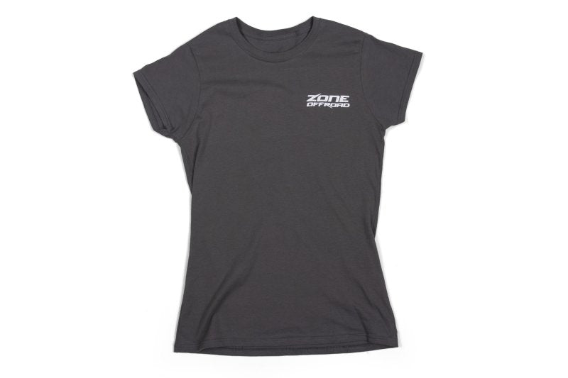 Zone Offroad Charcoal Gray Premium Cotton T-Shirt w/ Zone Offroad Logo - Womens - Small