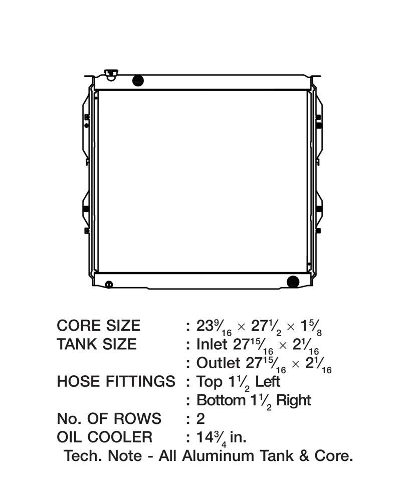 CSF 99-06 Toyota Tundra Radiator