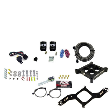 Nitrous Express 4150 Single Entry Crossbar Nitrous Plate Kit Pro-Power (100-500HP) w/o Bottle