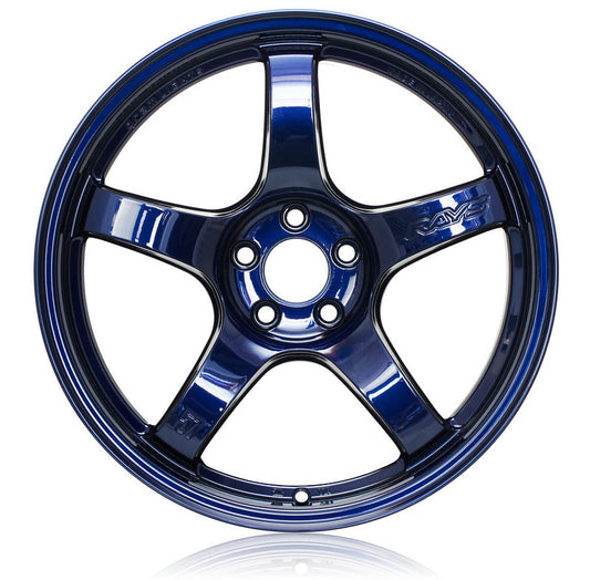 Gram Lights 57CR 18x9.5 +38 5x100 Eternal Blue Pearl Wheel (Minimum Order Quantity 20)