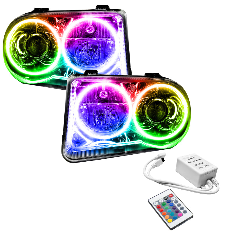 Oracle 05-10 Chrysler 300C V8 SMD HL - Non HID - ColorSHIFT w/ Simple Controller