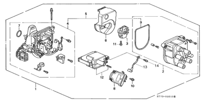 Honda - Distributor O-Ring