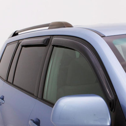 AVS 07-14 Mitsubishi L200 Double Cab Ventvisor Outside Mount Window Deflectors 4pc - Smoke