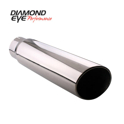 Diamond Eye TIP 5inX6inX18in BOLT-ON ROLLED-ANGLE 15-DEGREE ANGLE CUT 15-DEGREE ANGLE CUT