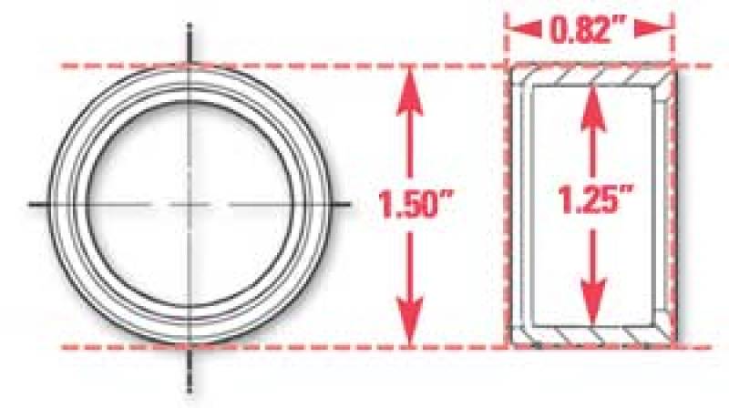 SPC Performance Weld-In Ring Kit 1.25 in. ID