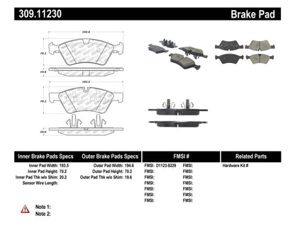 StopTech Performance Brake Pads