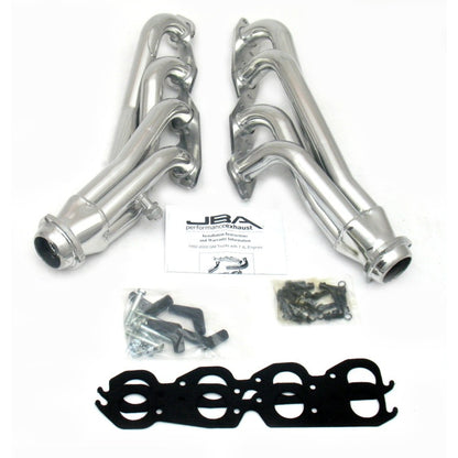 JBA 96-00 GM Truck 7.4L Vortec w/o A.I.R. 1-3/4in Primary Silver Ctd Cat4Ward Header
