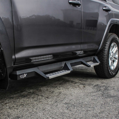 Westin 10-17 Toyota 4Runner Trail Edition (Excl. Ltd) HDX Stainless Drop Nerf Step Bars - Tex. Blk