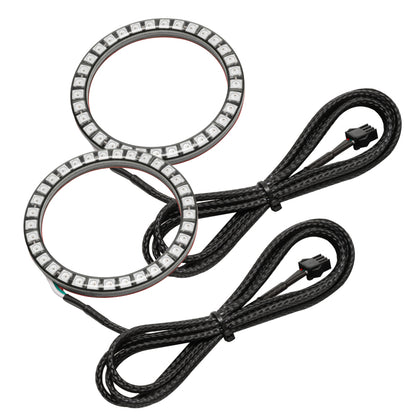 Oracle 15-17 Ford Mustang Dynamic RGB+A Projector Surface Mount Fog Light Halo Kit -