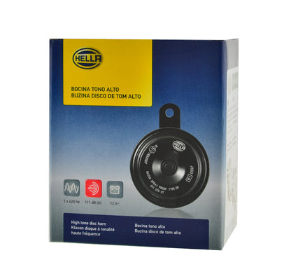 Hella Horn Bx Blk Disc Ht 77Mm 12V Univ