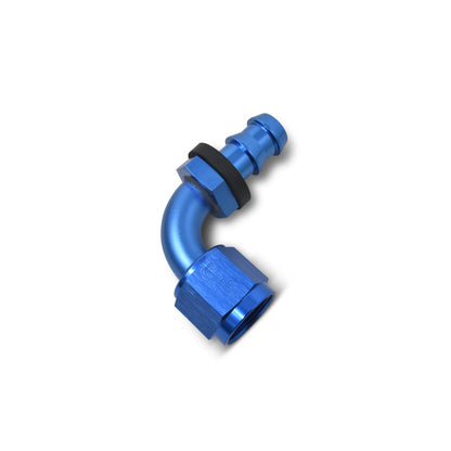 Russell Performance -4 AN Twist-Lok 90 Degree Hose End (Blue)