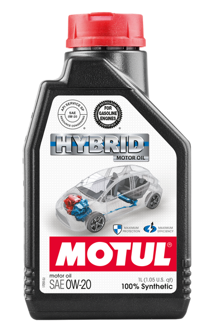 Motul 1L Hybrid Synthetic Motor Oil - 0W20