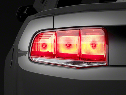 Raxiom 10-12 Ford Mustang Aero Tail Lights- Blk Housing (Smoked Lens)