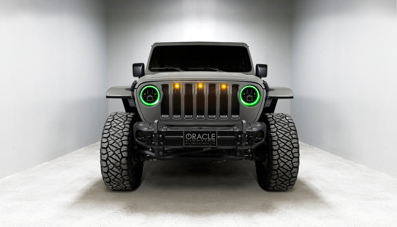 Oracle Jeep Wrangler JL/Gladiator JT 7in. High Powered LED Headlights (Pair) - Dynamic