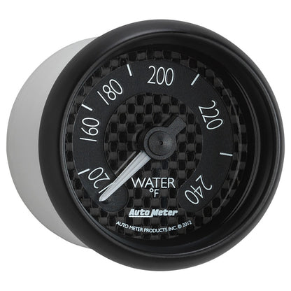 Autometer GT Series 52mm Mechanical 120-240 Deg F Water Temperature Gauge