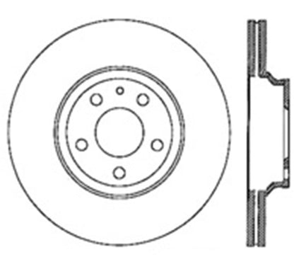 StopTech 07-10 Audi S6 Drilled Left Rear CRYO Rotor