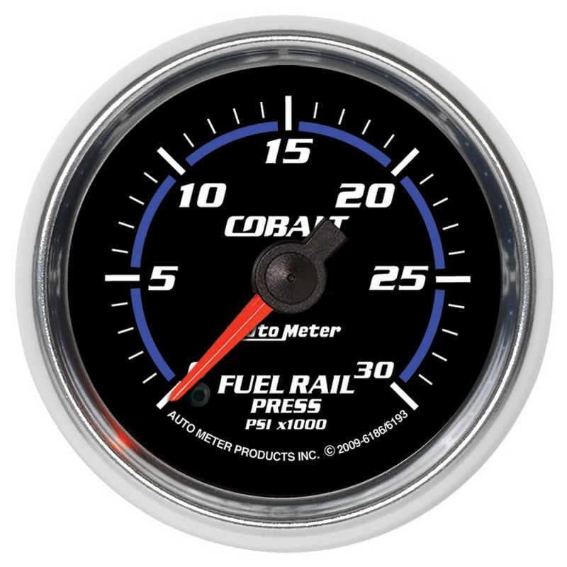 Autometer Cobalt 52mm 0-30,000 PSI F/S Electronic Diesel Fuel Rail Pressure Gauge (Cummins 6.7L)