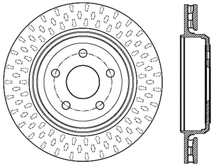 StopTech 12-13 Jeep SRT8 Rear Left Slotted Sport Brake Rotor