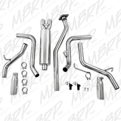 MBRP 2003-2007 Chev/GMC 1500 Classic 4.8/5.3L EC/CC-SB Cat Back Dual Split Side