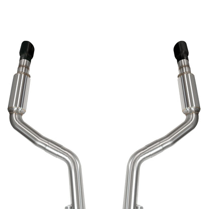 Kooks 2015+ Dodge Charger 3in OEM Style Cat-Back Exhaust w/ 4in Black Slash Cut Tips