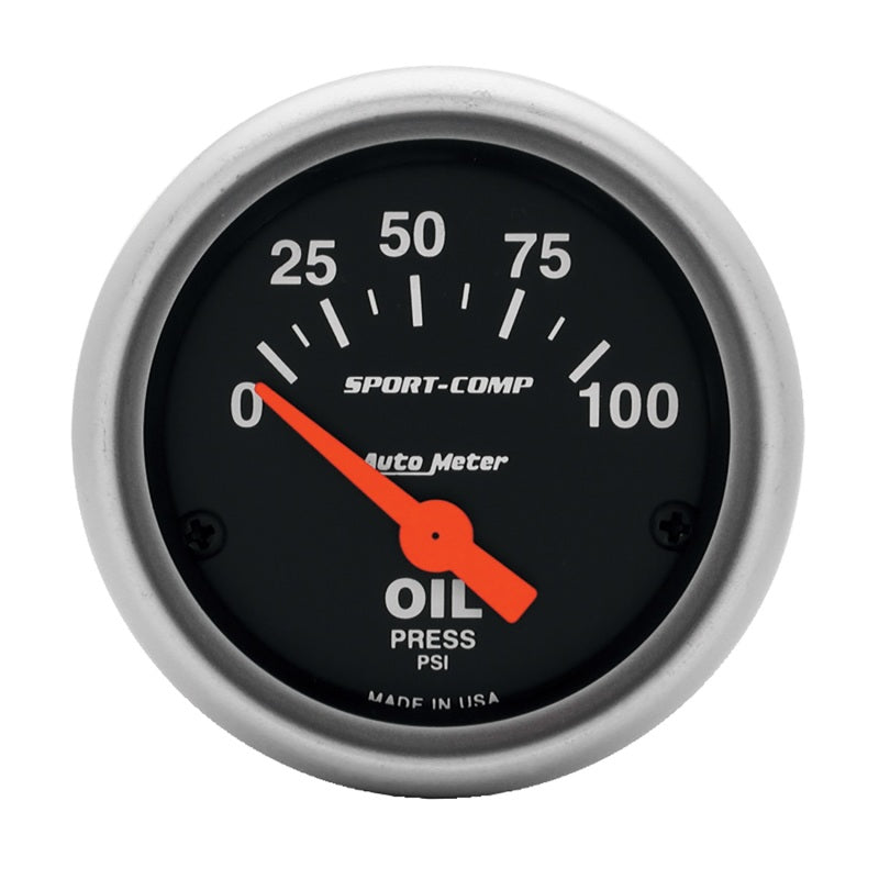 Autometer Sport-Comp 70-72 Chevelle/ El Camino/ Malibu Dash Kit 6pc Tach/ MPH/ Fuel/ Oil/ WTMP/ Volt