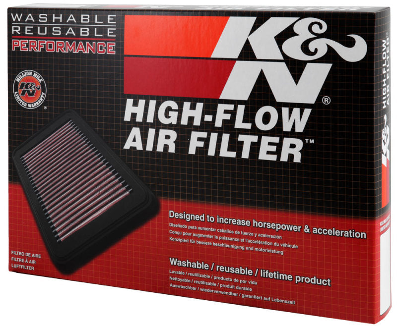 K&N Custom Oval Air Filter 7.75in OW X 14.625in OL x 2in H