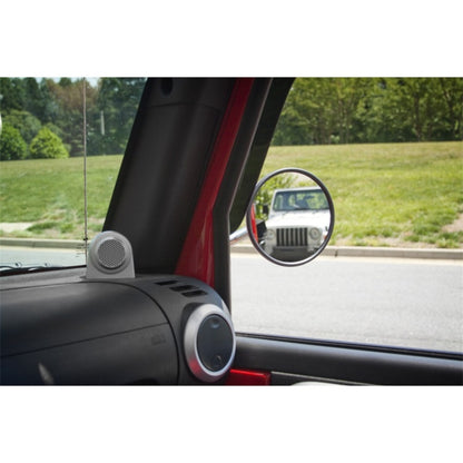 Rugged Ridge 97-18 Jeep Wrangler TJ/JK Black Quick Release Mirror Kit