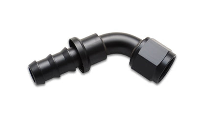 Vibrant Push-On 60 Degree Hose End Elbow Fitting Size -4AN