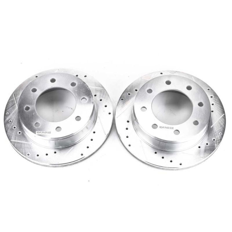 Power Stop 03-19 Chevrolet Express 2500 Rear Evolution Drilled & Slotted Rotors - Pair