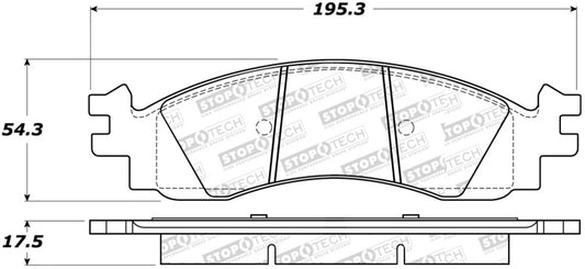 StopTech Street Select Brake Pads