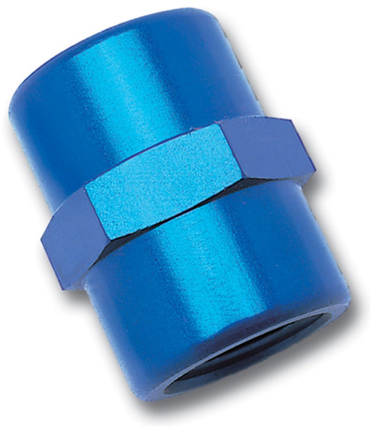 Russell Performance 1/8in Female Pipe Coupler (Blue)