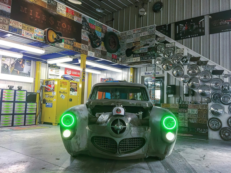 Oracle Pre-Installed Lights 7 IN. Sealed Beam - Red Halo