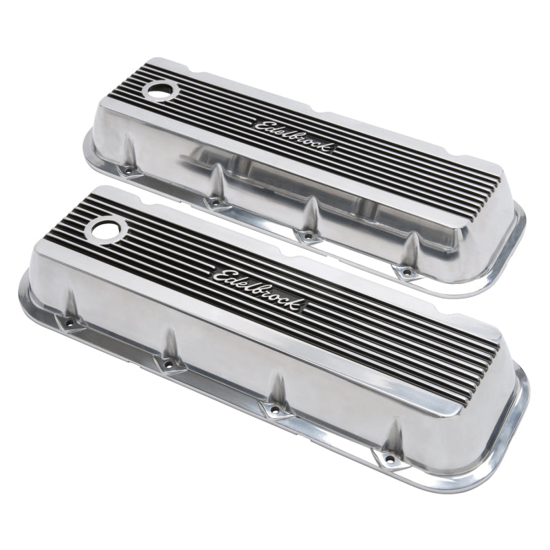 Edelbrock Valve Cover Elite II Chevrolet 1965 and Later 396-502 Big Block V8 Polished